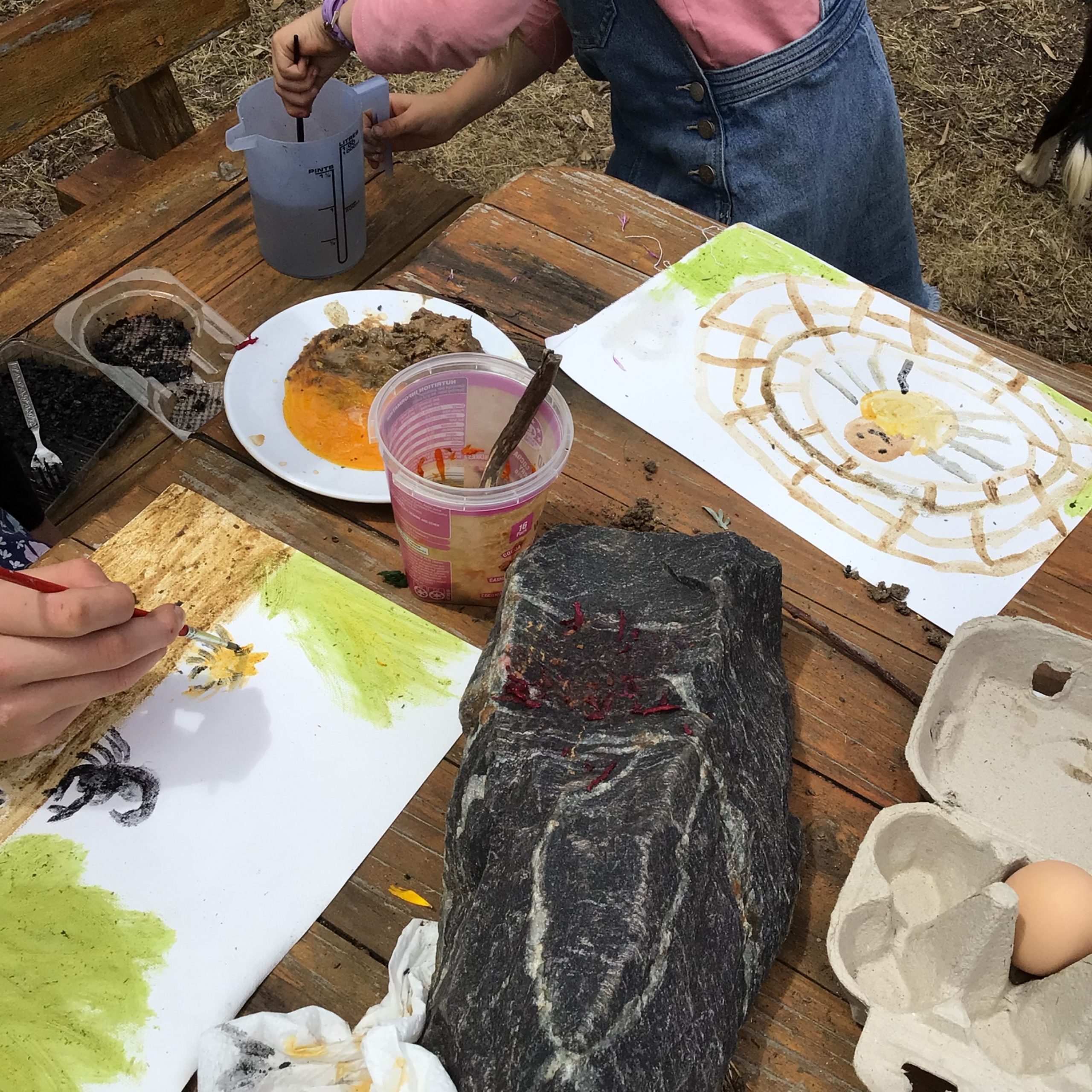 Mud Kitchen Painting